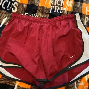 XL maroon nike shorts